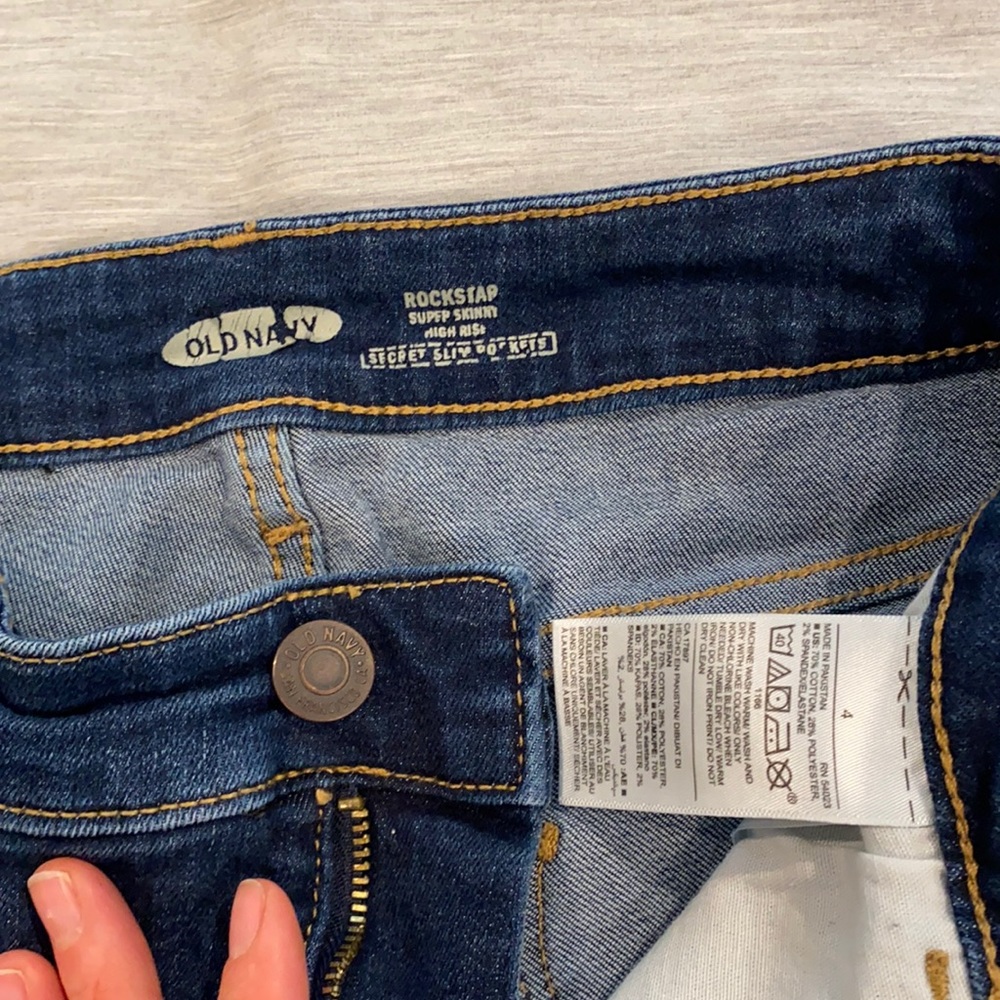 Old Navy Rockstar Super Skinny High Rise Jeans